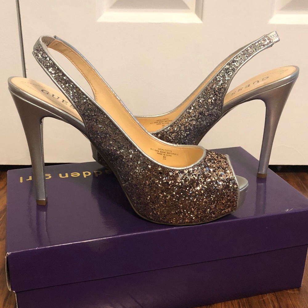 Guess glittery heels
